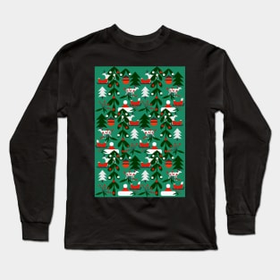 Christmas evergreens Long Sleeve T-Shirt